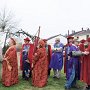 Rassemblement autour de la stèle de l'abbé Irminon
